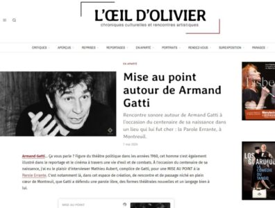 L'Oeil d'Olivier, mai 2024